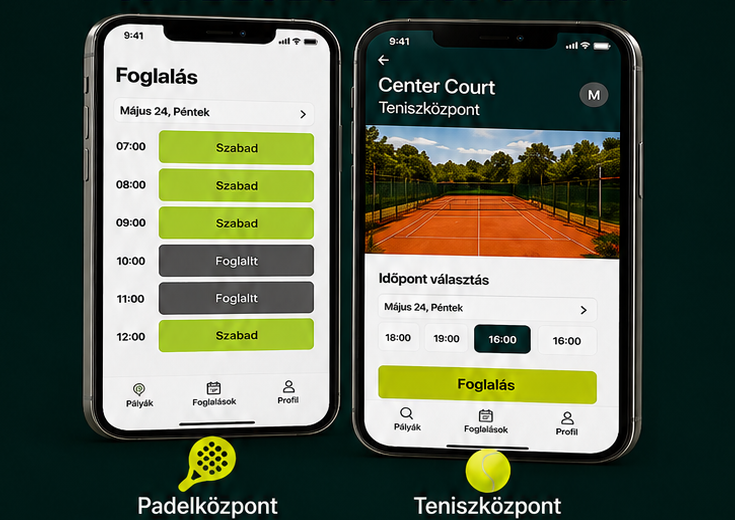 Palyak.hu mobilos foglal&aacute;si fel&uuml;let